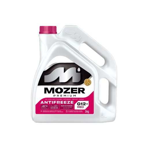 Антифриз Mozer Premium -40С G-12+ (красный) канистра